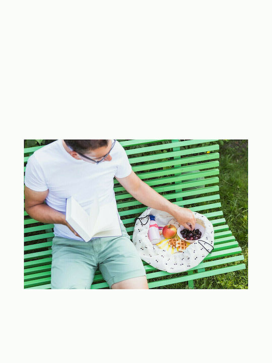 Play&go Saltea de Joacă pentru Copii din Țesătură Cherry Alb 40cm 1buc