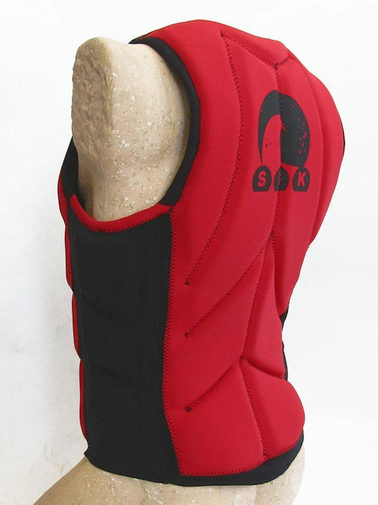 SCK 0304-IMPRD Adults Impact Vest for Water Sports Red Double-sided