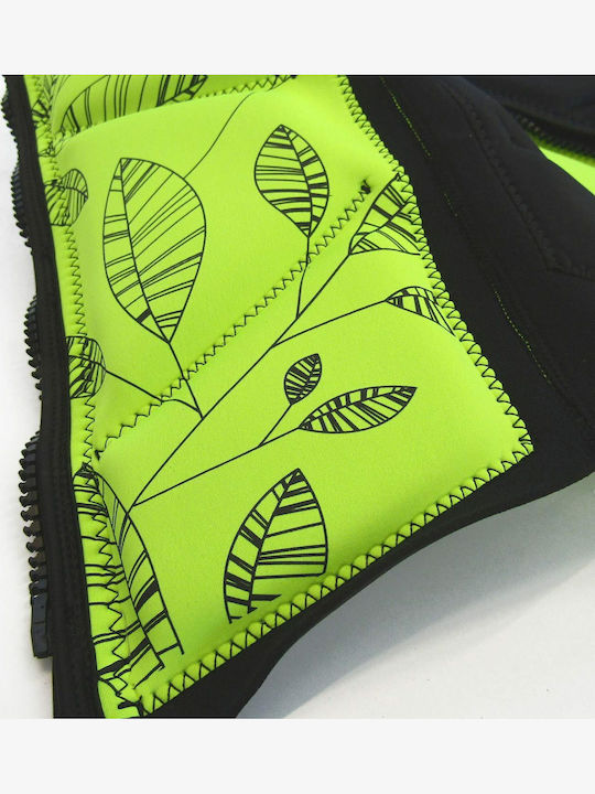 SCK 0304-IMPGR Adults Impact Vest for Water Sports Green Double-sided