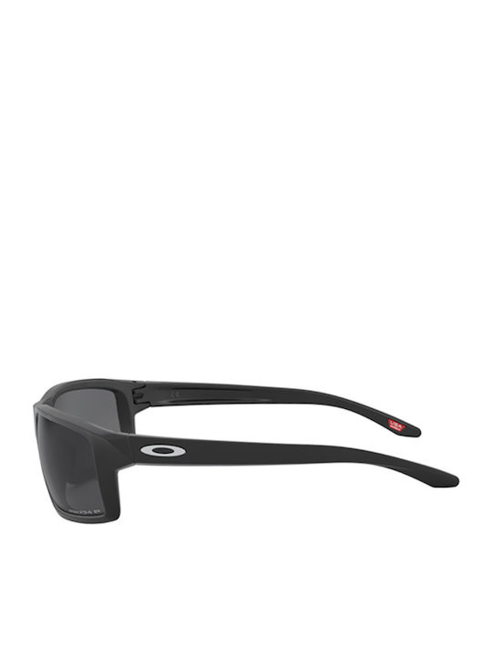 Oakley Gibston Ανδρικά Γυαλιά Ηλίου με Μαύρο Κοκκάλινο Σκελετό και Μαύρο Polarized Φακό