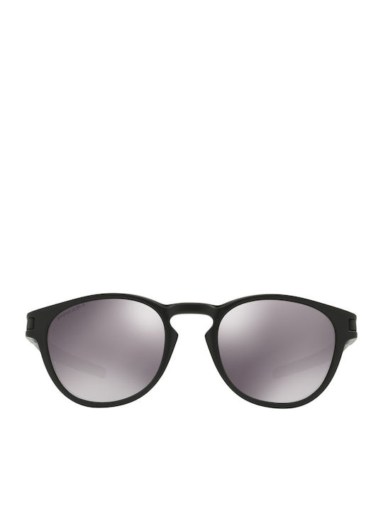 Oakley Latch Men's Sunglasses with Black Plastic Frame and Black Mirror Lens OO9265-27