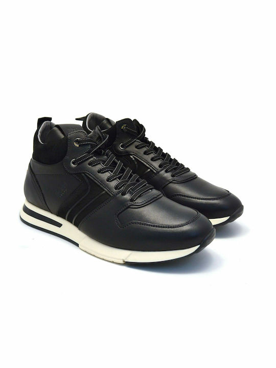 Herren Anatomisch Stiefel Schwarz