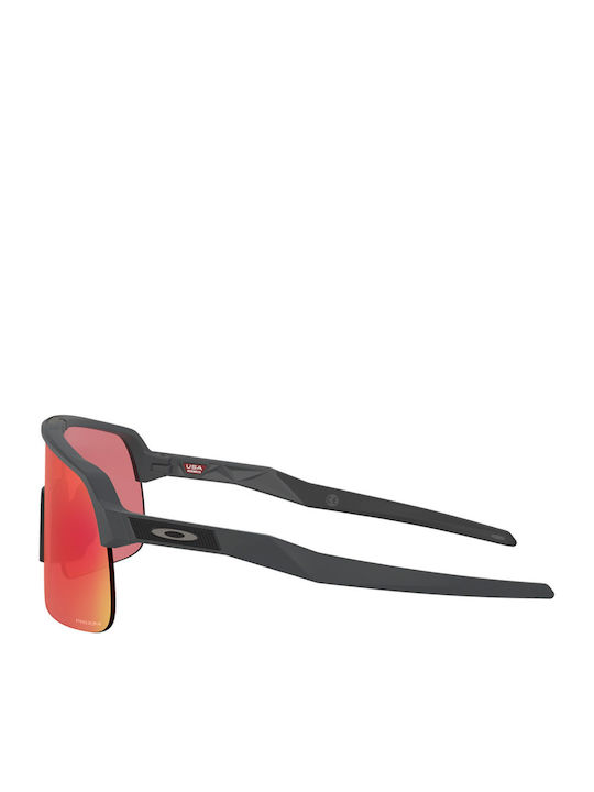 Oakley Sutro Lite Men's Sunglasses with Black Plastic Frame and Red Mirror Lens OO9463-04