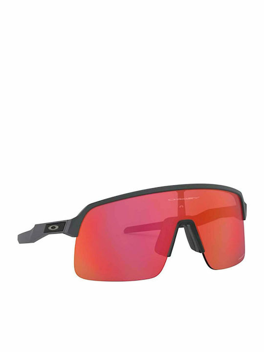 Oakley Sutro Lite Men's Sunglasses with Black Plastic Frame and Red Mirror Lens OO9463-04