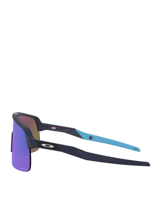 Oakley Sutro Lite Men's Sunglasses with Blue Plastic Frame and Blue Mirror Lens OO9463-06