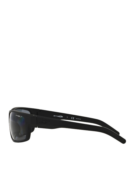 Arnette Fastball Men's Sunglasses with Black Plastic Frame and Black Polarized Lens