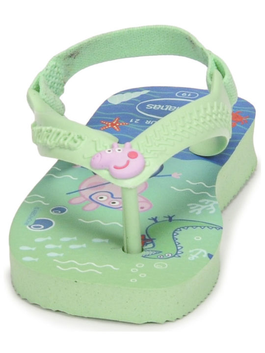 Παιδικές Σαγιονάρες Flip Flops Peppa Pig Πράσινες Peppa Pig