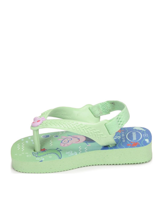 Παιδικές Σαγιονάρες Flip Flops Peppa Pig Πράσινες Peppa Pig