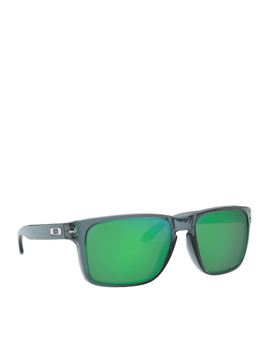 Oakley Holbrook XL Men's Sunglasses with Gray Plastic Frame and Green Mirror Lens OO9417-14