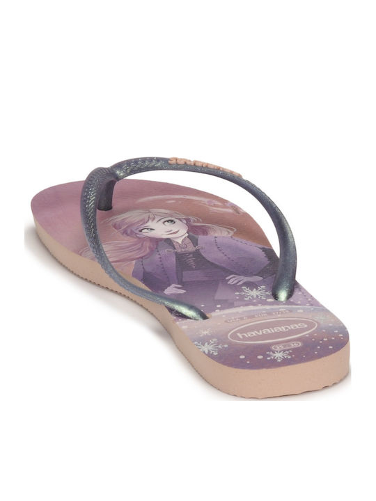 Παιδικές Σαγιονάρες Flip Flops Frozen Ασημί Slim