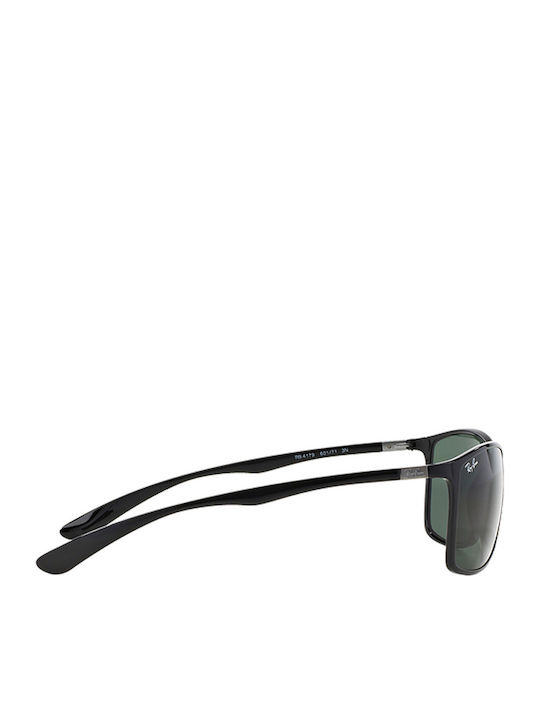 Ray Ban Liteforce Tech Men's Sunglasses with Black Metal Frame and Green Lens RB4179 601/71
