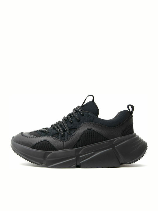 Calle Lace Adidași Chunky Pentru Femei Negri