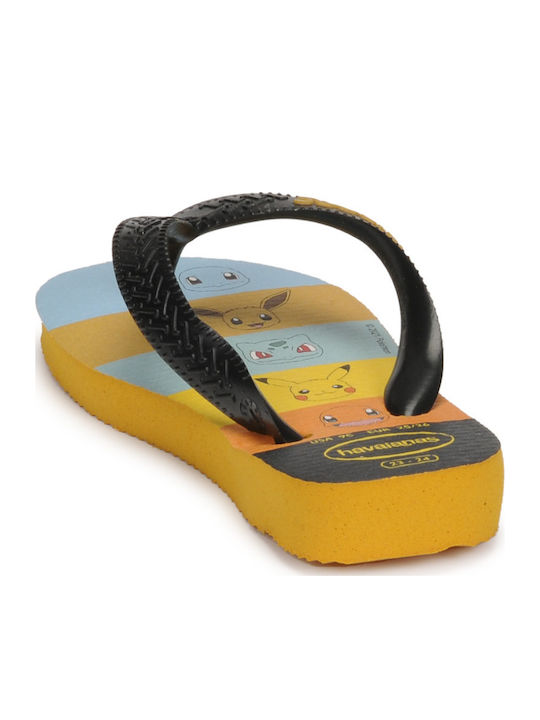 Παιδικές Σαγιονάρες Flip Flops Μαύρες Top Pokemon