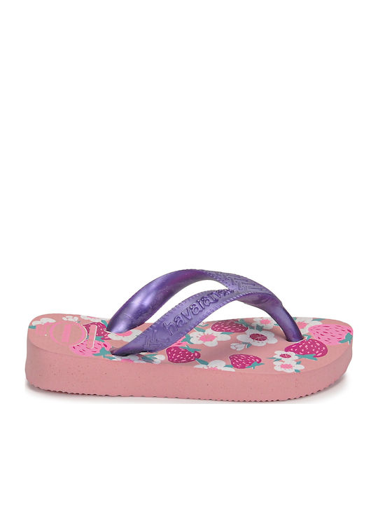 Șlapi pentru copii Flip Flops Violet Flores