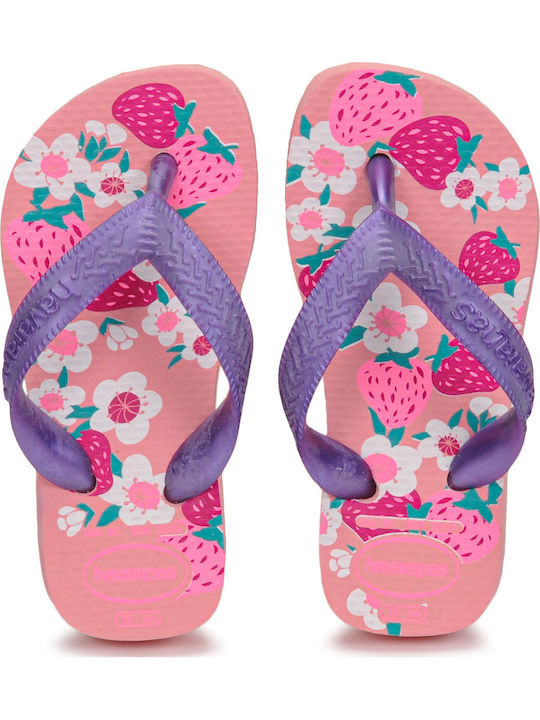 Șlapi pentru copii Flip Flops Violet Flores