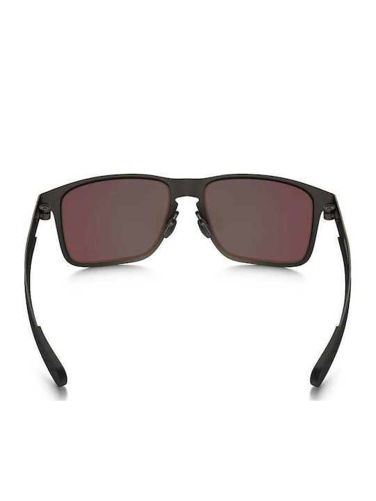 Oakley Holbrook Метални Мъжки Слънчеви Очила с Сив Метален Рамка и Сини Поляризирани Огледални Стъкла OO4123-07
