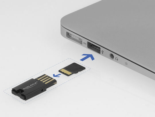 DeLock Card Reader USB 2.0 για microSD