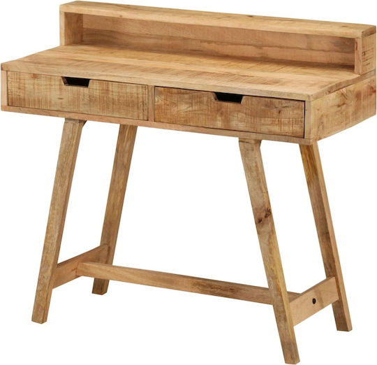 Бюро Дървено Бежово 100x45x90см