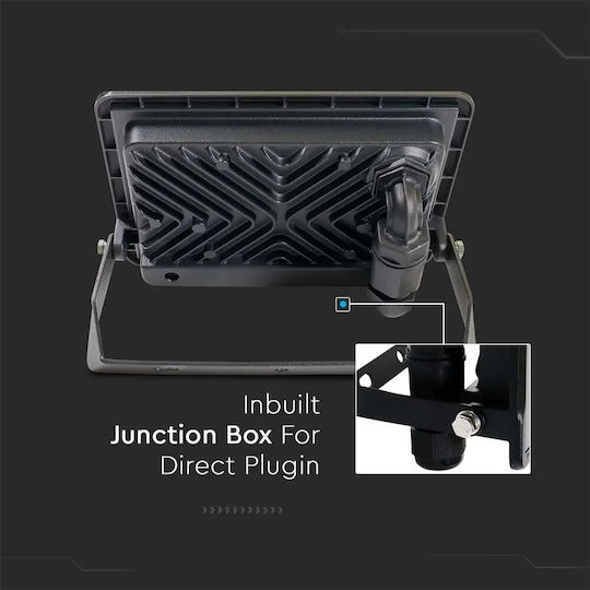 V-TAC VT-158 Waterproof LED Floodlight 50W Cold White 6500K IP65