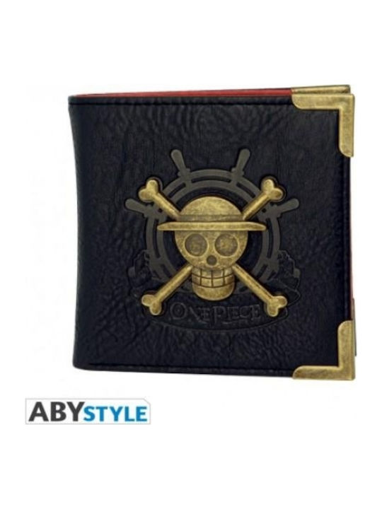 Abysse One Piece Skull Детски портфейл Черен