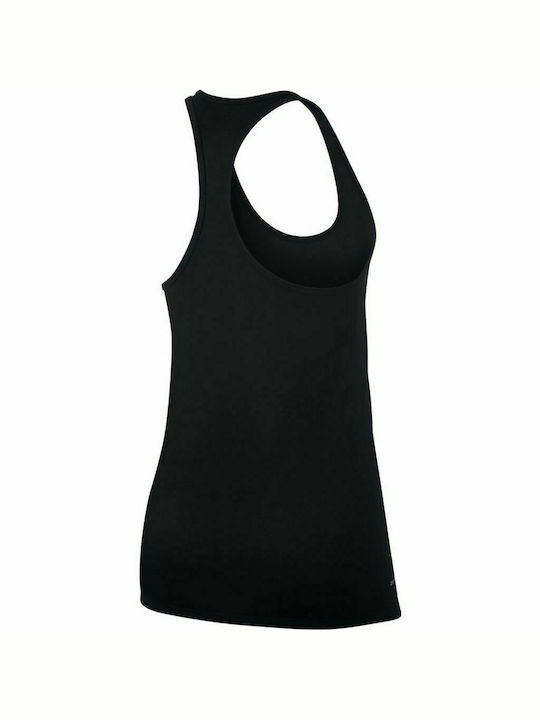 Nike Feminină Sportivă Bluză Fără mâneci Neagră