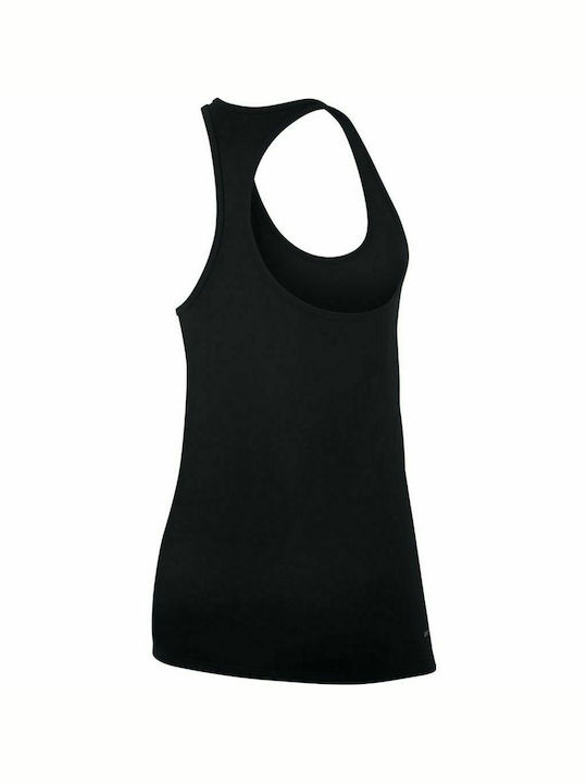 Nike Damen Sportlich Bluse Ärmellos Schwarz