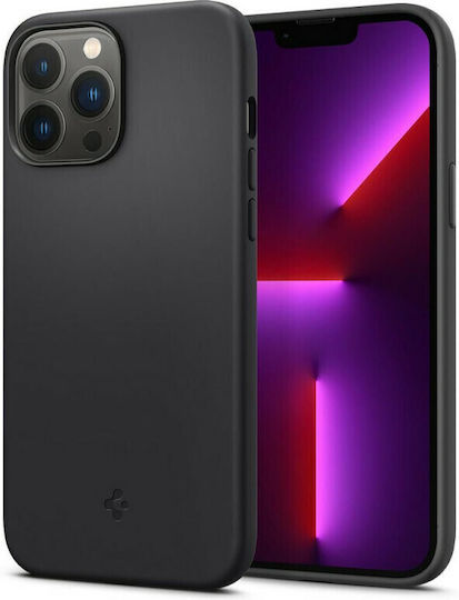 Spigen Silicone Fit Coperta din spate Silicon Negru (iPhone 13 Pro Max) ACS03228