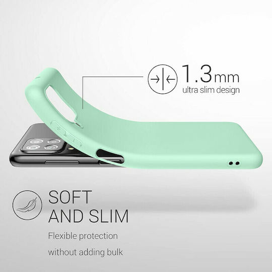 KWmobile Back Cover Silicone Green (Galaxy A22 4G)