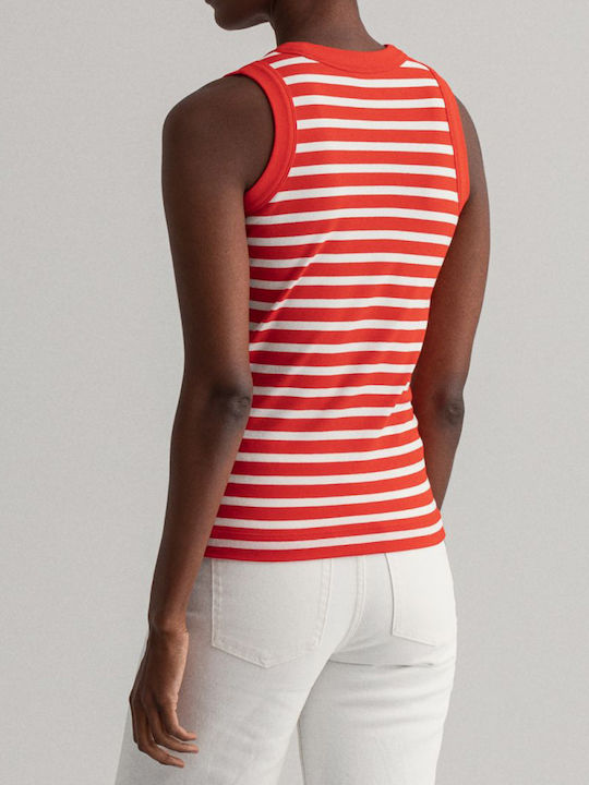 Women's Athletic Blouse Sleeveless Red