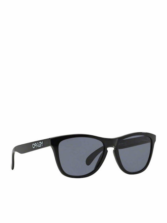 Oakley Frogskins Men's Sunglasses with Black Plastic Frame and Black Lens OO9013-24