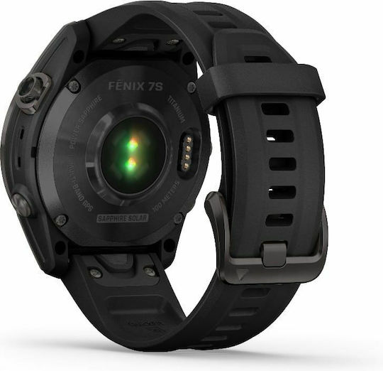 Garmin Fenix 7S Sapphire Solar Titan 42mm Rezistent la apă