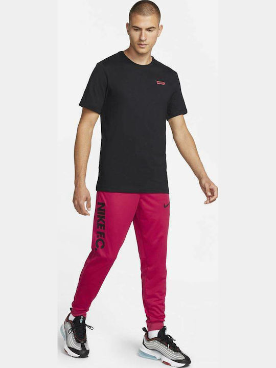 F.C. Libero Jogginghose Dri-Fit Glänzend mit Gummizug Mystic Hibiscus