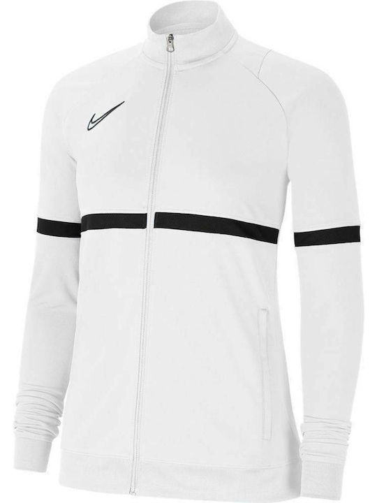 Dri-Fit Academy 21 Damen Sweatshirtjacke Weiß