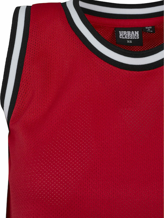 Damen Sommer Crop Top Ärmellos Rot