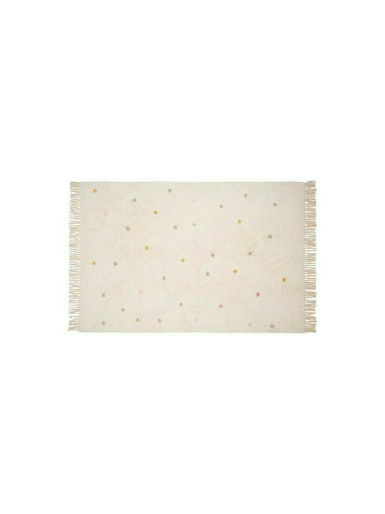 Little Dutch Kids Rug Cotton 120x170cm Dot Pink