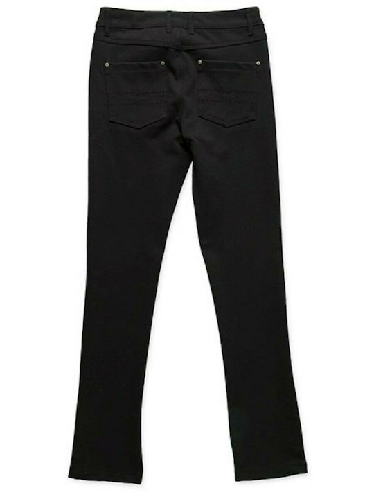 Losan Women's Fabric Trousers Flare Black