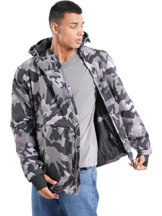 Winter Jacke Wasserdicht und Winddicht Camo