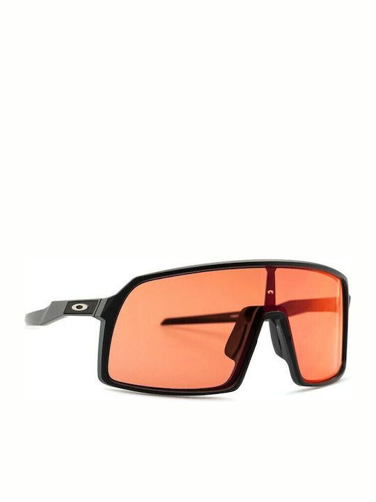 Oakley Sutro Men's Sunglasses with Black Plastic Frame and Orange Mirror Lens OO9406-11