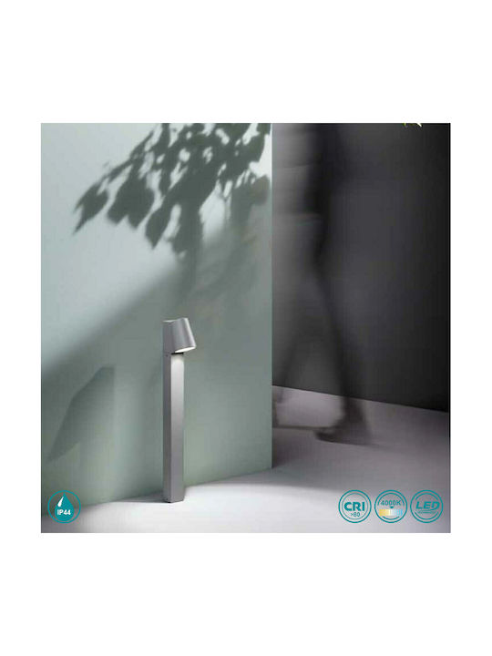 Ondaluce Owen Outdoor Floor Lamp Small Post 6W with Natural White Light IP44 Brown