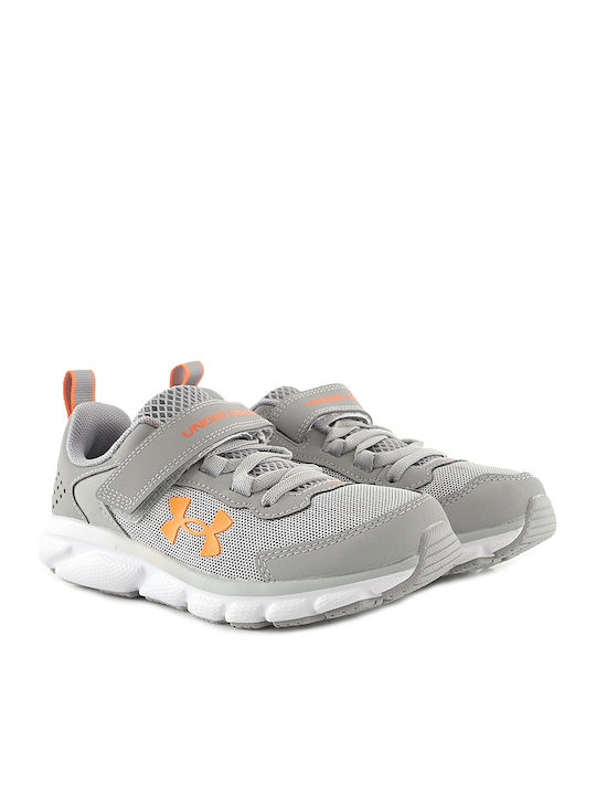 Under Armour Αthletische Kinderschuhe Laufen Assert 9 Gray