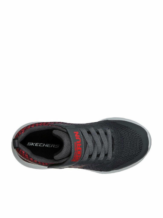 Go Run Kids Sports Shoes Running with Hoop & Loop Closure Gray