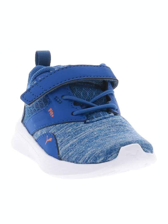 NRGY Comet V INF Kids Sports Shoes Running with Hoop & Loop Closure Blue