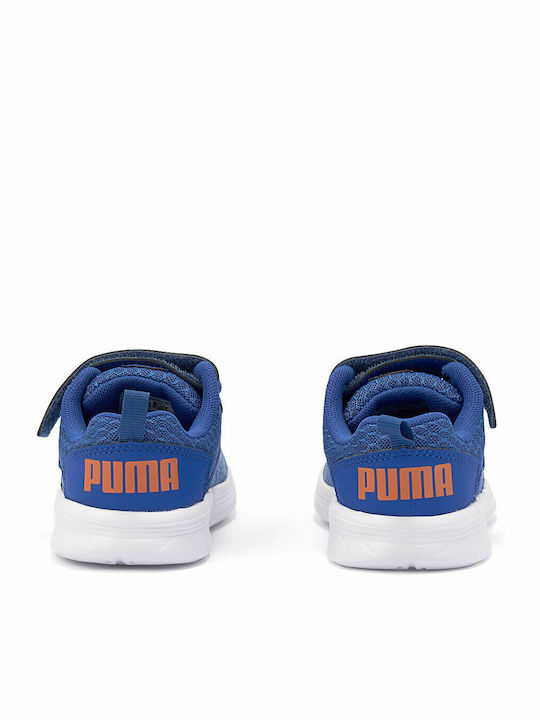 NRGY Comet V INF Kids Sports Shoes Running with Hoop & Loop Closure Blue