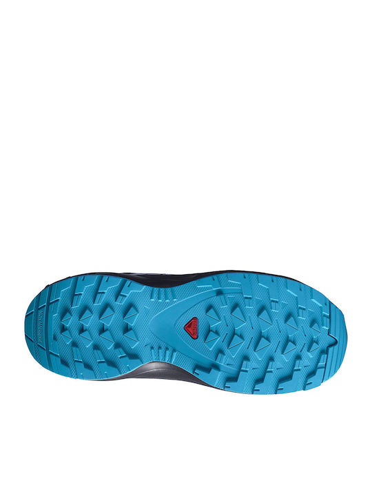 Xa Pro V8 Waterproof Kids Sports Shoes Running with Laces Black