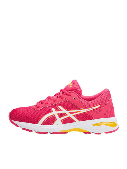 GT-1000 6 PS Kids Sports Shoes Running with Hoop & Loop Closure Fuchsia
