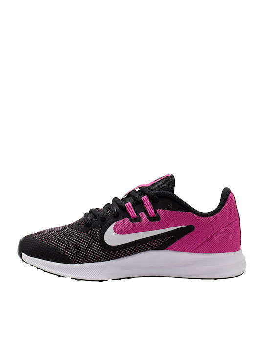 Downshifter 9 Αθλητικά Παιδικά Παπούτσια Running με Κορδόνια Black / Active Fuchsia / White