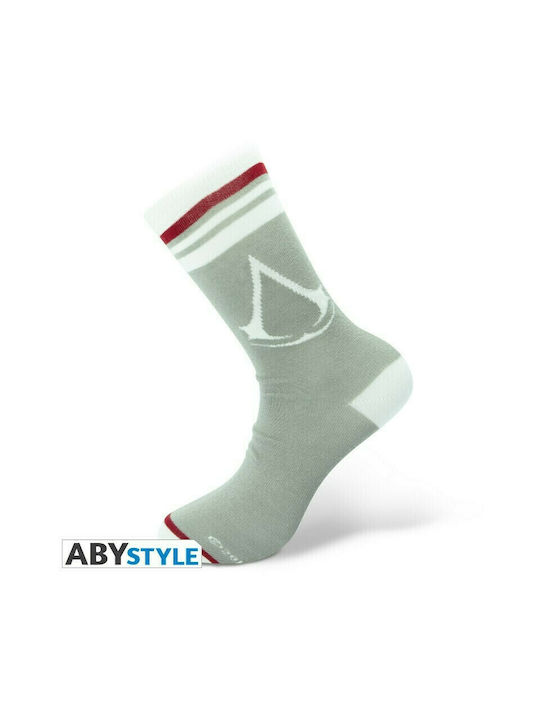 Abysse ASSASSIN'S CREED Patterned Socks Gray