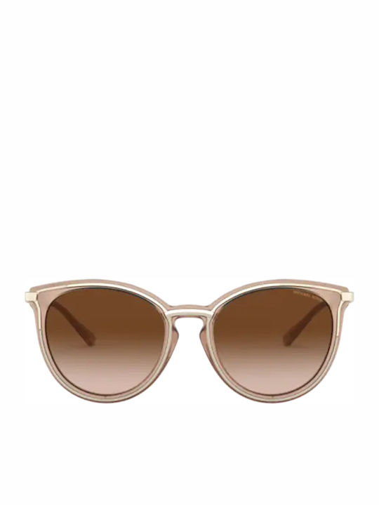 Michael Kors Brisbane Sonnenbrillen Χρυσά mit Mixed Gestell Michael Kors Brisbane Sonnenbrillen Χρυσά mit Mixed Gestell