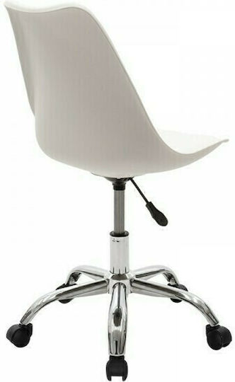 Pakketo Gaston Ii White Office Chair