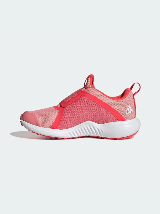 Fortarun X Kids Sports Shoes Running Slip-On Glow Pink / Cloud White / Shock Red